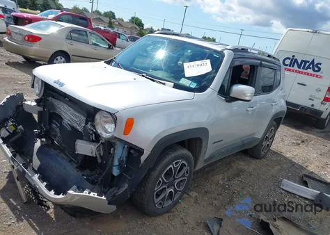 2015 Jeep Renegade Limited z USA, uszkodzony, nr VIN ZACCJBDT0FPB60197